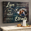Personalized Love Lasts Eternity 2 Canvas Gift For Her For Him