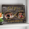63423-Personalized Eternity God Knew My Heart Needed You Canvas Anniversary Gift For Her For Him H1