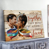 63195-Personalized Boat And So Together They Built A Life Canvas Gift For Him For Her H0