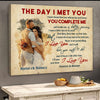 76430-The Day I Met You I Have Found Personalized Canvas H3