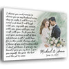 76655-Couple Wedding Vows Image Artify Anniversary Personalized Canvas H0