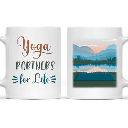 77207-Yoga Partners For Life Personalized Mug H0