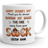 74509-Dad Thanks For Always Having My Back Funny Personalized Mug H0