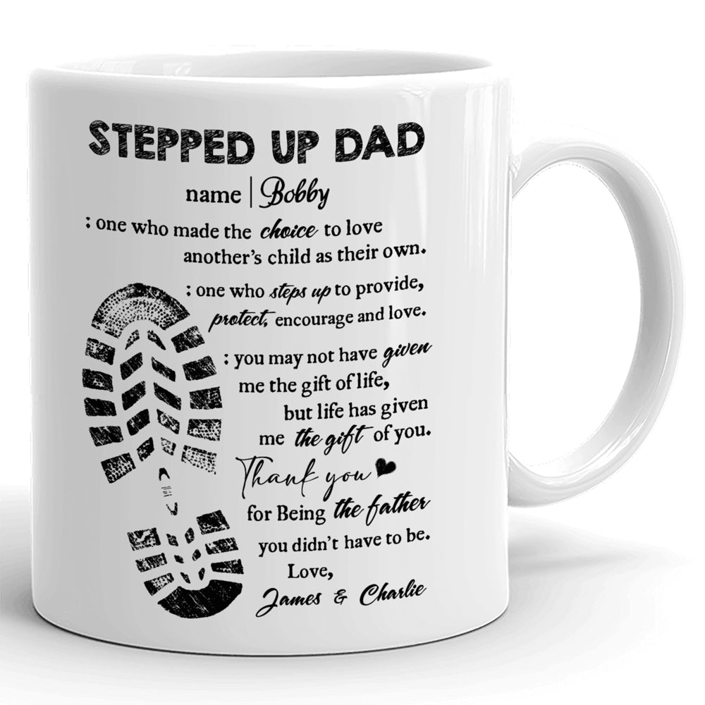 74515-Stepdad Definition One Who Steps Up Meaningful Personalized Mug H3