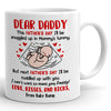 75223-Father&#39;s Day Dad Don&#39;t Have Ugly Daughter Personalized Image Mug H1
