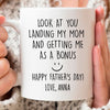 76180-Stepdad Look At You Landing Mom Funny Personalized Mug H0