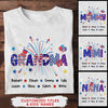 77405-Mommy Grandma Independence Day Personalized T-shirt H1