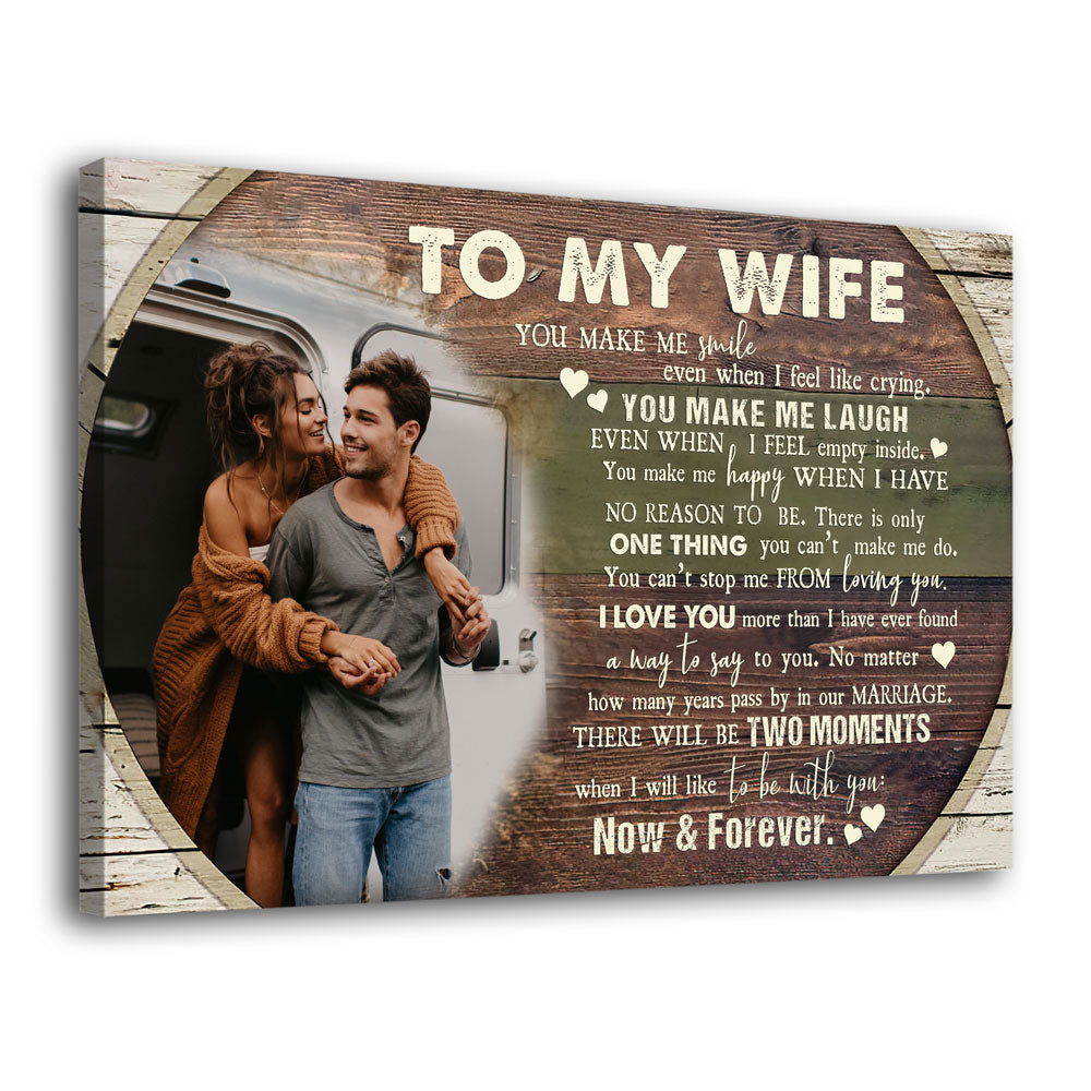 77910-Couple Now And Forever Be With You Personalized Canvas H4