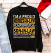 Proud Mother In Law Of Awesome Son In Law Funny Gifts Sweatshirt