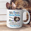 Personalized Gift For Cat Dad Happy Father&#39;s Day To The Most Purrrfect Cat Dad Mug