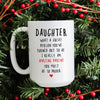 57534-Gift For Daughter From Mom Dad What A Great Person Funny Christmas Mug H0