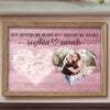 Personalized Gift For Distant Best Friend Sisters By Heart Poster