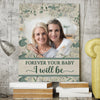 77611-Mom Floral Background Custom Photo Personalized Canvas H2