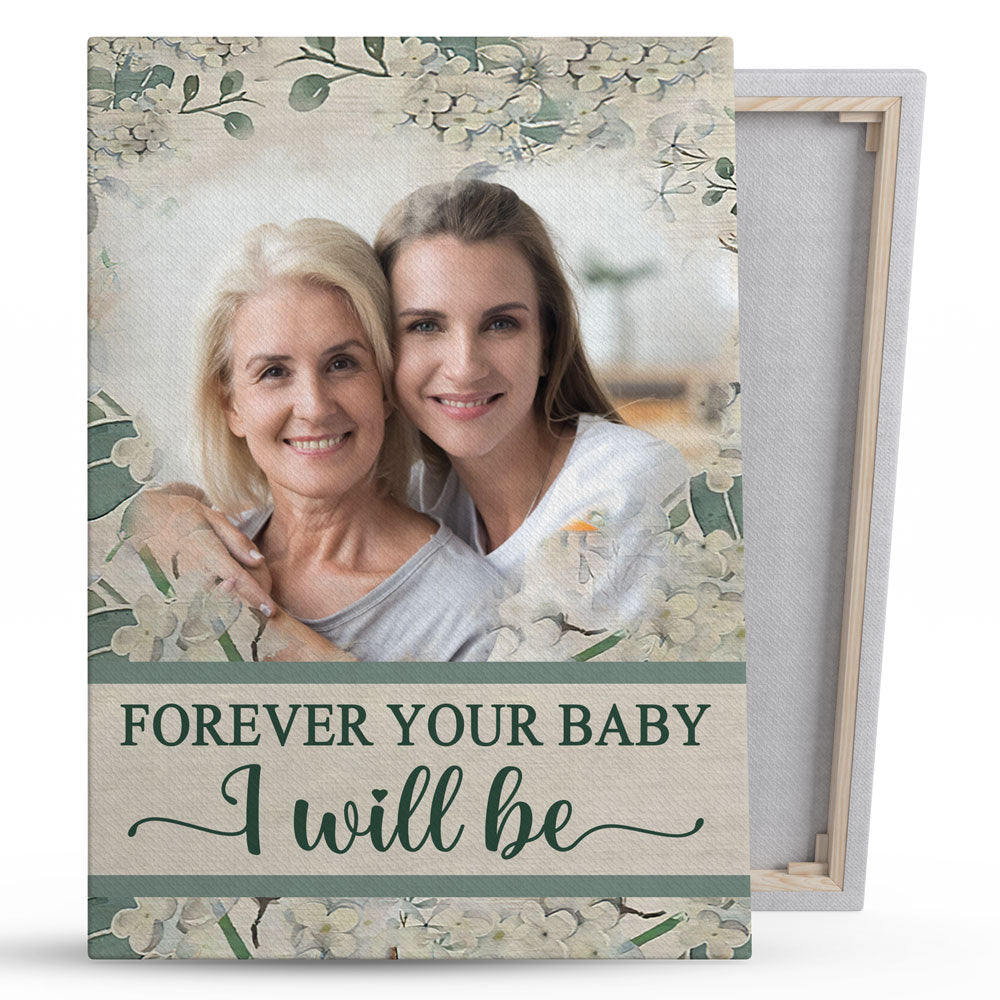 77609-Mom Floral Background Custom Photo Personalized Canvas H1