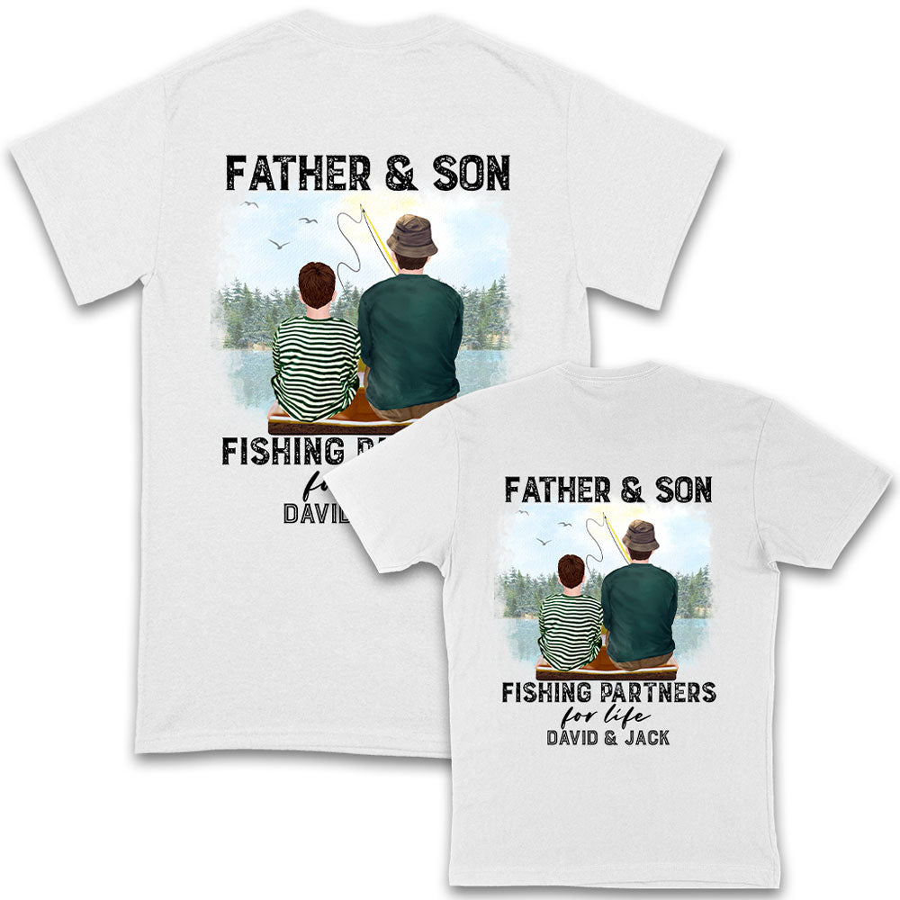 Dad And Son Fishing Partner Matching Personalized Shirt - Vista Stars -  Personalized gifts for the loved ones