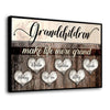 73415-Grandchildren Heart Meaningful Personalized Canvas For Grandpa Grandma H5