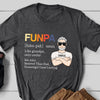 73785-Grandpa Funpa Only Cooler Funny Personalized Shirt H0
