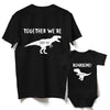 73548-New Dad And Baby Dinosaur Personalized Matching Shirt And Onesie H0