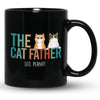 73407-Cat Dad The Cat Father Funny Personalized Mug H3