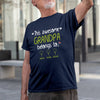 Golf Grandpa Grandfather Belongs To Grandkids Funny Personalized Shirt