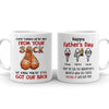 73486-Step Dad Bonus Dad Funny Father&#39;s Day Sperms Personalized Mug H2