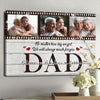 74233-Dad Father Daughter Son Film Roll Meaningful Personalized Canvas H4
