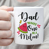 74393-Dad Father One In A Melon Daughter Son Cute Funny Mug H2