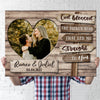 78414-Couple Wife Husband God Blessed Anniversary Personalized Canvas H1