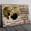 78409-Couple Wife Husband God Blessed Anniversary Personalized Canvas H0