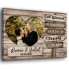 78403-Couple Wife Husband God Blessed Anniversary Personalized Canvas H5