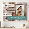 78429-Couple Wife Husband Home Is Wherever Anniversary Personalized Canvas H3