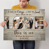 78435-5 Years 5th Anniversary Couple Love Wife Husband Personalized Canvas H2