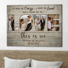 78433-5 Years 5th Anniversary Couple Love Wife Husband Personalized Canvas H0