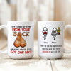 78518-Step Dad Bonus Dad Not From Your Sack Funny Sperms Personalized Mug H0