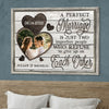 79114-Couple Husband Wife Perfect Marriage Anniversary Personalized Canvas H0