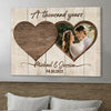 79102-Couple Wedding Anniversary Song Lyrics Personalized Canvas H1