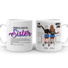 75830-Best Friends Unbiological Sister Definition Funny Personalized Mug H0