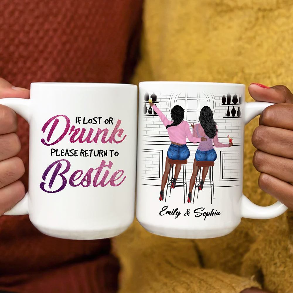 73270-Best Friends Please Return To Bestie Funny Personalized Mug H0