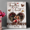 Wife Husband Together Loved Anniversary Meaningful Personalized Canvas