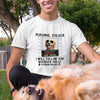 73581-Dad Father Mom Dog Personal Stalker Funny Personalized Shirt H0