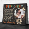 73371-Father&#39;s Day Expecting Dad New 1st Love Meaningful Personalized Canvas H2