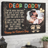 73366-Father&#39;s Day Expecting Dad New 1st Love Meaningful Personalized Canvas H1