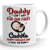 73523-Father&#39;s Day Expecting Dad 1st New Cuddle Meaningful Personalized Mug H1