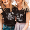 Best Friends Bestie Trouble Funny Shirt