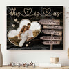 76193-Wife Husband Couple Us Anniversary Personalized Canvas H4