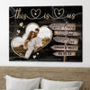 76181-Wife Husband Couple Us Anniversary Personalized Canvas H0
