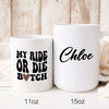 75825-Best Friends Bestie Ride Die Funny Personalized Mug H0