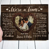 77872-Wife Husband Couple A Team Anniversary Personalized Canvas H3