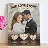 77870-Wife Husband Couple Love Story Anniversary Personalized Canvas H1