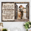 78539-Wife Husband Couple The End Of Life Anniversary Personalized Canvas H2